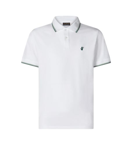 Til mænd. DR0136M-BATE20 Richard Polo shirt (L), Casual, Bomuld, Korte ærmer - Save The Duck - Modalova