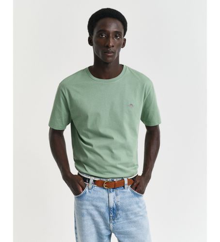 Til mænd. 2003184 T-shirt Regular Fit Shield (M), Casual, Bomuld, Korte ærmer - Gant - Modalova