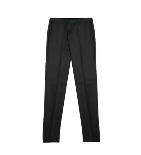Til mænd. HM212621 Classic Fit uldbukser blågrå (34/32), Casual, Bomuld - Hackett London - Modalova