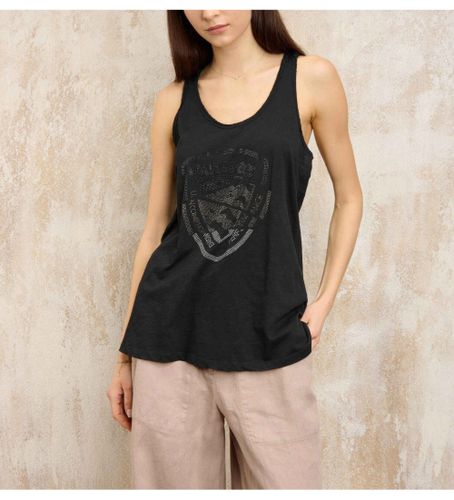 Til kvinder. 25SBLDH03371 tanktop (S), Casual, Bomuld, Uden ærmer/stropper - Blauer - Modalova