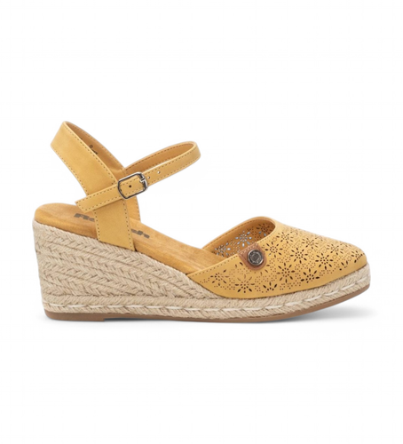Til kvinder. 17263907-AMARILLO Sandaler 172639 (37), 5-8 cm, Spænder, Casual - Refresh - Modalova