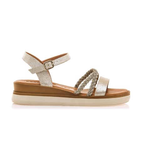 Til kvinder. 54477 Sandaler 54477 (38), Guldfarvet, 1-3 cm, Spænder, Casual - MTNG - Modalova