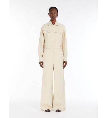 Til kvinder. 2515241011600 Abe Radice (38), Beige, Casual, Bomuld, Lange ærmer - Weekend Max Mara - Modalova