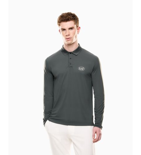 Til mænd. 7M000193_AF13536 Golf Pro langærmet poloshirt i teknisk stof Ventus7 grey (3XL), Casual, Bomuld, Lange ærmer - EA7 - Modalova