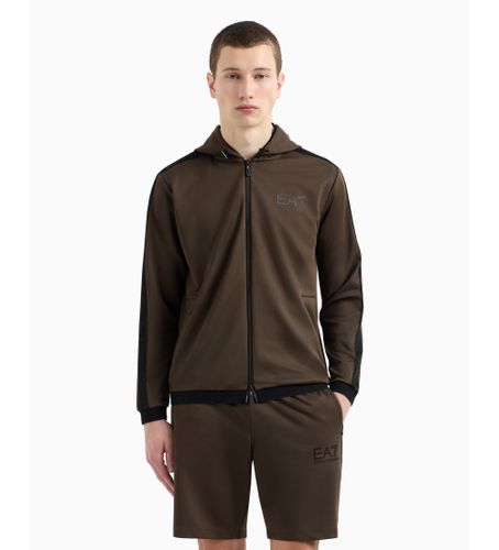 Til mænd. 7M000308_AF13526 Gold Label hættetrøje i teknisk twill med stretch og hætte (3XL), Casual, Polyester - EA7 - Modalova