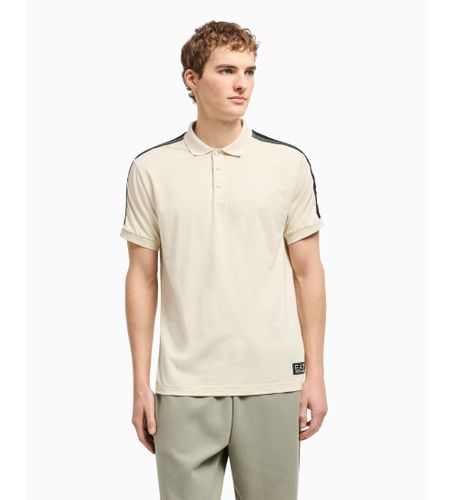 Til mænd. 7M000139_AF10375 Logo Series strikket poloshirt i bomuld (3XL), Casual, Sport, Multisport, Korte ærmer - EA7 - Modalova