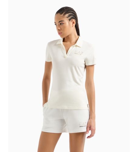 Til kvinder. 7W000266_AF12500 Evolution kortærmet polo (L), Sport, Bomuld, Multisport, Korte ærmer - EA7 - Modalova