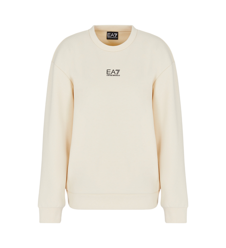 Til kvinder. 7W000073_AF10443 sweatshirt i børstet fleece (L), Casual, Sport, Multisport, Polyester - EA7 - Modalova