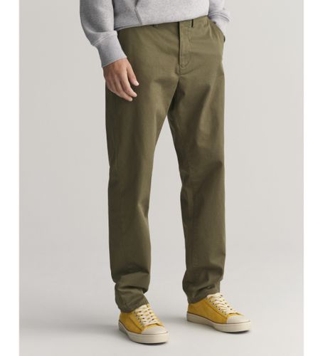 Til mænd. 1505222 Regular Fit-chino-bukser i twill (42/30), Casual, Bomuld, Økologisk bomuld, Bæredygtig - Gant - Modalova