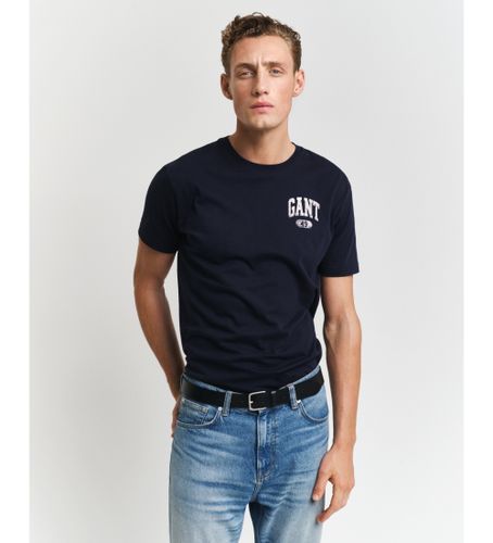 Til mænd. 2003292 T-shirt med 49 Arch navy-design (M), Casual, Bomuld, Korte ærmer - Gant - Modalova