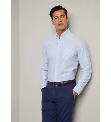 Til mænd. HM3010255 Tailored fit oxfordskjorte (3XL), Casual, Bomuld, Lange ærmer - Hackett London - Modalova