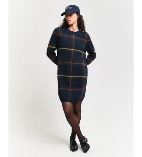 Til kvinder. 4502087 Navy bomuldskjole (S), Casual, Lange ærmer - Gant - Modalova