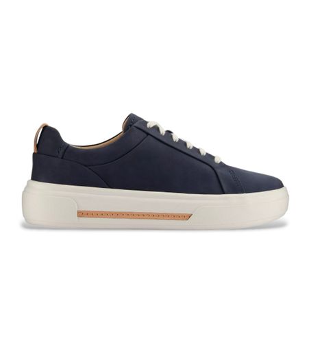 Til kvinder. 26178029 Hollyhock Marine Walk (36), Læder, 3-5 cm, Blonder, Casual, Blå - Clarks - Modalova