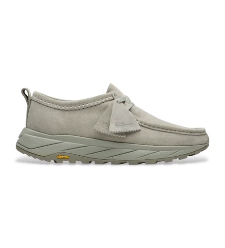 Til mænd. 26180646 Walla Eden Lo grønne lædersko (41), Fast, Ruskind, Blonder, Casual - Clarks - Modalova