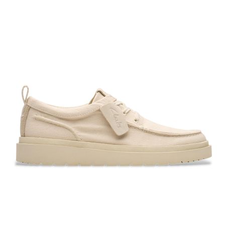 Til mænd. 26180868 Polden Moc lædersko (40), Stof, Fast, Blonder, Casual - Clarks - Modalova