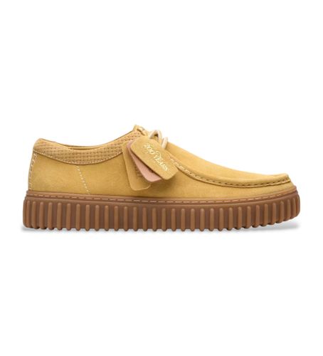 Til mænd. 26180911 Torhill Lo gule lædersko (40), Fast, Ruskind, Blonder, Casual - Clarks - Modalova