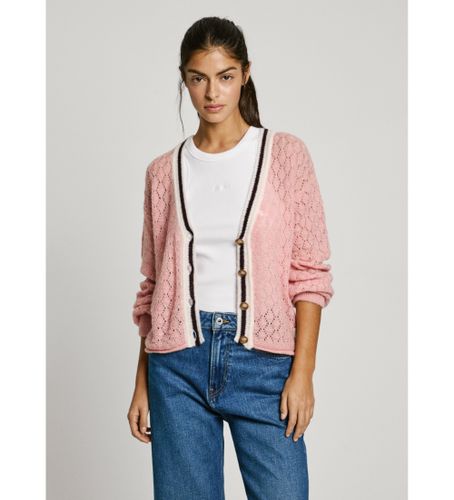 Til kvinder. PL702263 Cardigan Noe lyserød (M), Casual, , Polyester - Pepe Jeans - Modalova