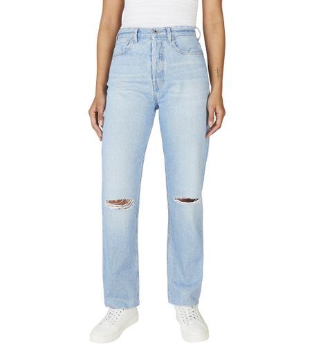 Til kvinder. PL204593RI5 Jeans i lige pasform Celyn (28/30), Casual, Bomuld, Denim, Bæredygtig - Pepe Jeans - Modalova