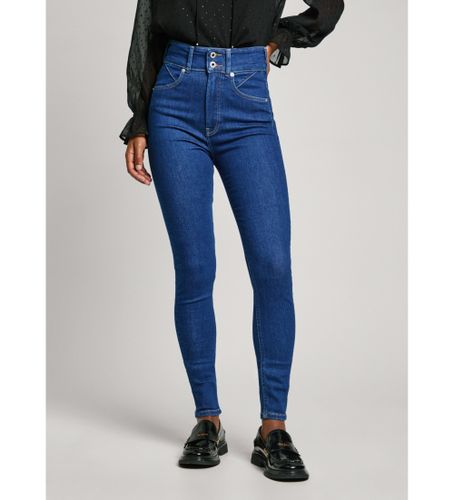 Til kvinder. PL204896BC4 super skinny high rise skinny fit jeans (32/30), Casual, Bomuld, Denim - Pepe Jeans - Modalova