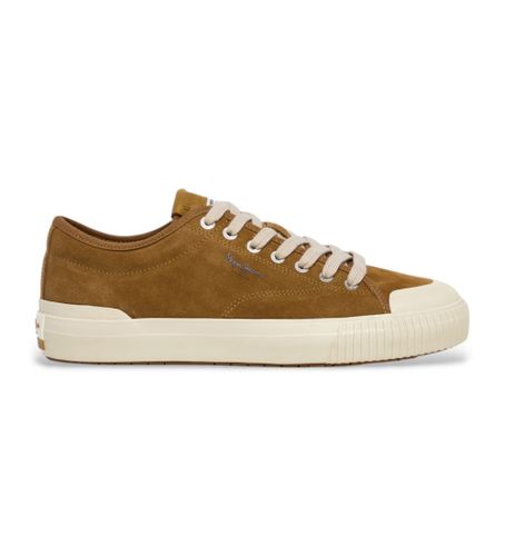 Til mænd. PMS31074 Ben Suede brune lædersko (40), Fast, Ruskind, Blonder, Casual - Pepe Jeans - Modalova