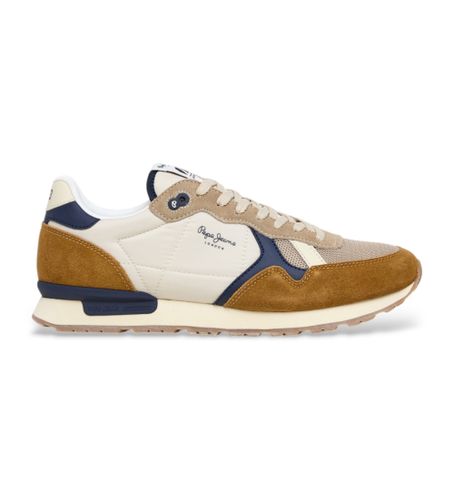 Til mænd. PMS40030 Brit Camp lædersko (40), Fast, Ruskind, Blonder, Casual - Pepe Jeans - Modalova