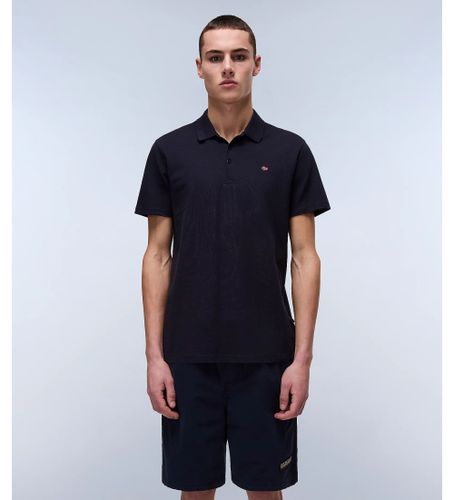Til mænd. NP0A4H8B Ealis navy polo shirt (S), Casual, Bomuld, Korte ærmer - Napapijri - Modalova