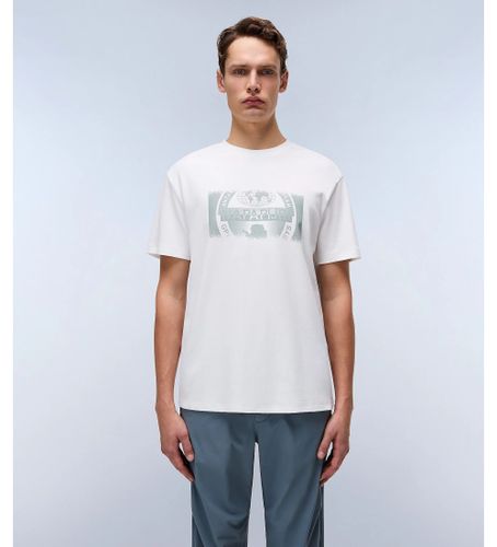 Til mænd. NP0A4IEA Vanni Print T-shirt (S), Casual, Bomuld, Korte ærmer - Napapijri - Modalova