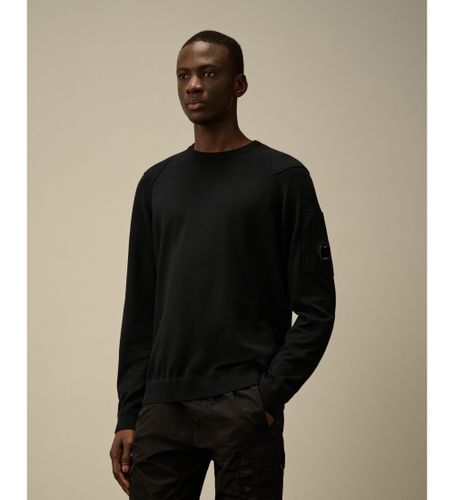 Til mænd. 18CMKN026A004037A Island navy sweatshirt (M), Casual, Bomuld, Lange ærmer - C.P. Company - Modalova