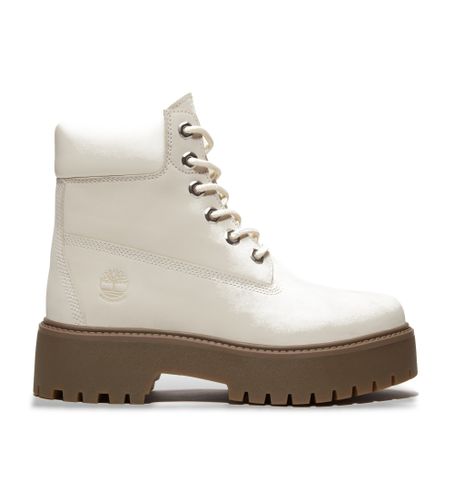 Til kvinder. TB0A2H3CEX41 Stone Street vandtætte læderstøvler med plateau 6 (41 W), 3-5 cm, Blonder, Casual - Timberland - Modalova