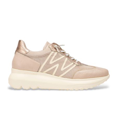 Til kvinder. A-4001 Azure nøgne kondisko (36), Læder, 3-5 cm, Blonder, Casual, Hudfarvet - Wonders - Modalova