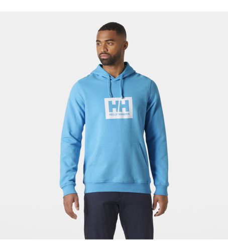 Til mænd. 53289 Sweatshirt Box (S), Casual, Bomuld, Turkis - Helly Hansen - Modalova