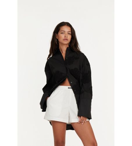 Til kvinder. 114494100 Oversize blomsterskjorte (34), Casual, Lange ærmer, Økologisk bomuld, Bæredygtig - Rotate - Modalova