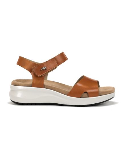 Til kvinder. F1475 Yagon-sandaler i F1475 Brown (35), Brun, 3-5 cm, Velcro, Casual - Fluchos - Modalova