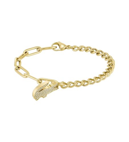 Til kvinder. 2040147 Armbånd i guldbelagt stål (OSFA), Guldfarvet, Casual, BH, Rustfrit stål - Lacoste - Modalova