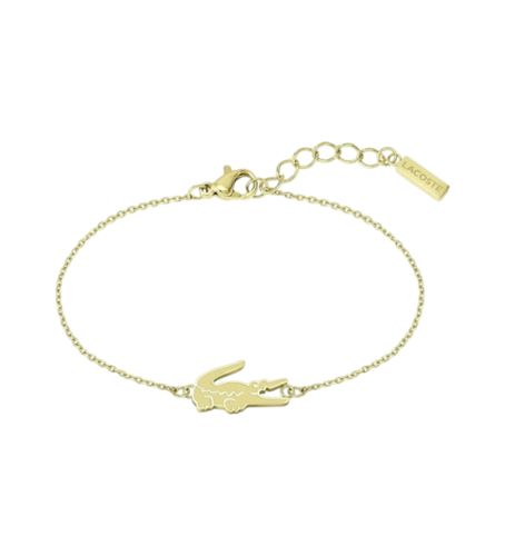 Til kvinder. 2040047 Armbånd i guldbelagt stål (OSFA), Guldfarvet, Casual, BH, Rustfrit stål - Lacoste - Modalova