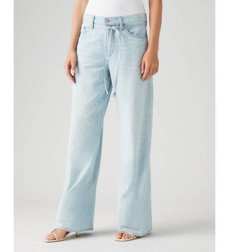 Til kvinder. A8701-0008 Jeans XL Straight Linen+ Denim (23/29), Casual, Bomuld - Levi's - Modalova