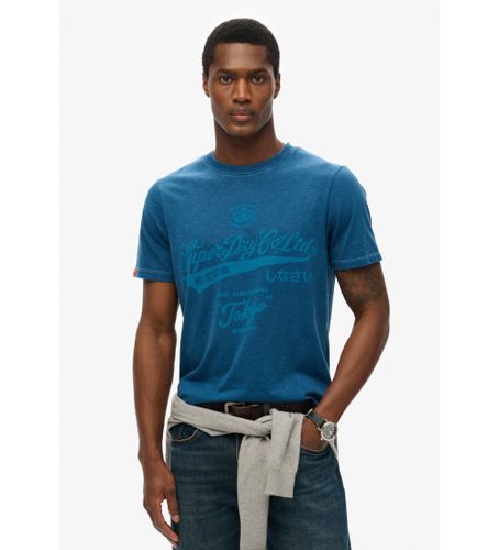 Til mænd. M1012129A Relaxed fit vasket T-shirt Workwear (S), Casual, Bomuld, Korte ærmer - Superdry - Modalova