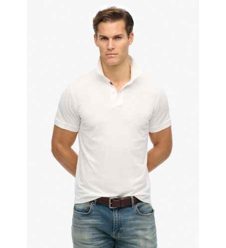Til mænd. M1110438A City piqué polo shirt (S), Casual, Bomuld, Korte ærmer - Superdry - Modalova