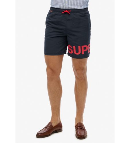 Til mænd. M3010244A Badedragt med grafik (S), Badetøj, Genanvendt polister, Bæredygtig - Superdry - Modalova