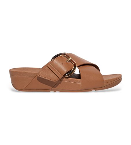Til kvinder. JE8-C15 Brune Lulu-sandaler i læder (36), 3-5 cm, Ingen, Casual - Fitflop - Modalova