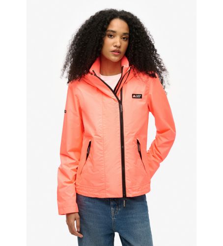 Til kvinder. W5011850A Vindjakke med hætte Mountain coral (XXS), Casual, Polyester - Superdry - Modalova