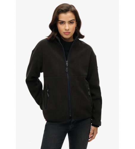 Til kvinder. W2012338A Aktiv fleeceforing med fuld lynlås, (XXS), Casual, Sport, Udendørs, Genanvendt polister, Bæredygtig - Superdry - Modalova