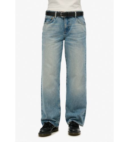 Til kvinder. W7011200A jeans med brede ben i mellemhøjde (26/32), Casual, Denim, Økologisk bomuld, Bæredygtig - Superdry - Modalova