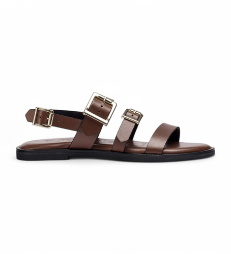 Til kvinder. AB-1340_941_9332 Zorion-sandaler i , brune (35), Fast, Spænder, Casual - Wonders - Modalova