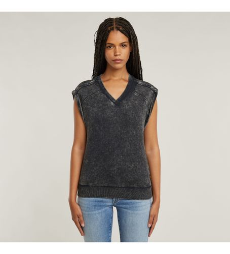 Til kvinder. D26103-D575-H365 sweatshirt med vasket effekt (XS), Casual, Uden ærmer/stropper, Økologisk bomuld, Bæredygtig - G-Star - Modalova