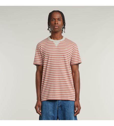 Til mænd. D25961-C339-H229 Nifous Stripe T-shirt (XS), Casual, Korte ærmer, Økologisk bomuld, Bæredygtig - G-Star - Modalova
