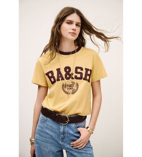Til kvinder. 1H25IONI Loni T-shirt (34), Casual, Bomuld, Korte ærmer - BA&SH - Modalova