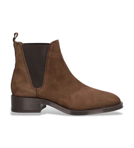 Til kvinder. 234911 Brune Couture-ankelstøvler i (35), 1-3 cm, Ingen, Casual - Alpe - Modalova