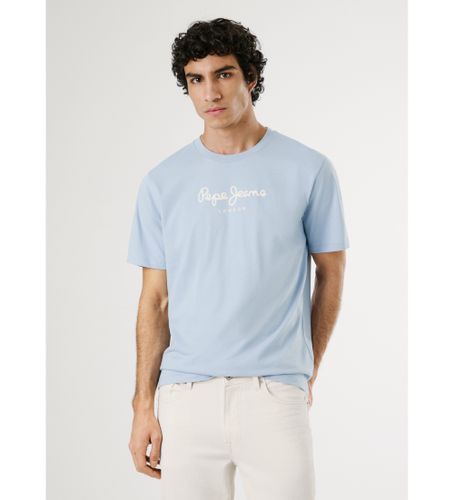Til mænd. PM509979 Eggo T-shirt (L), Casual, Bomuld, Korte ærmer - Pepe Jeans - Modalova