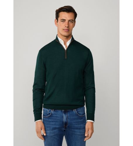 Til mænd. HM7000072 uld- og silketrøje (L), Casual, Bomuld - Hackett London - Modalova